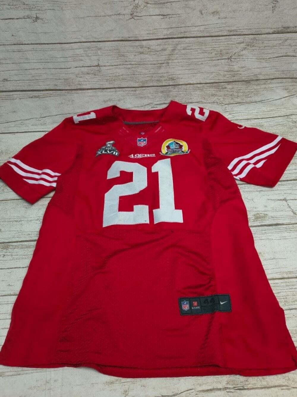 Nike NFL San Francisco 49ers Frank Gore #21 Jersey Size 44